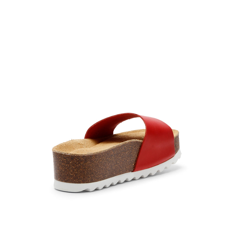 KALI LEATHER SANDAL RED