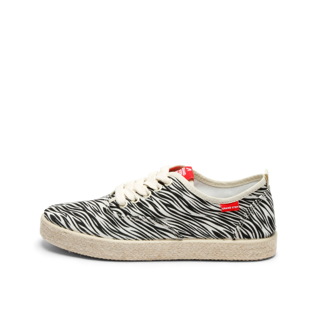 SASHA RECYCLED SNEAKER ZEBRA