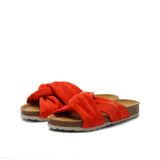SENNA SUEDE LEATHER SANDAL RED