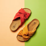 SENNA SUEDE LEATHER SANDAL RED