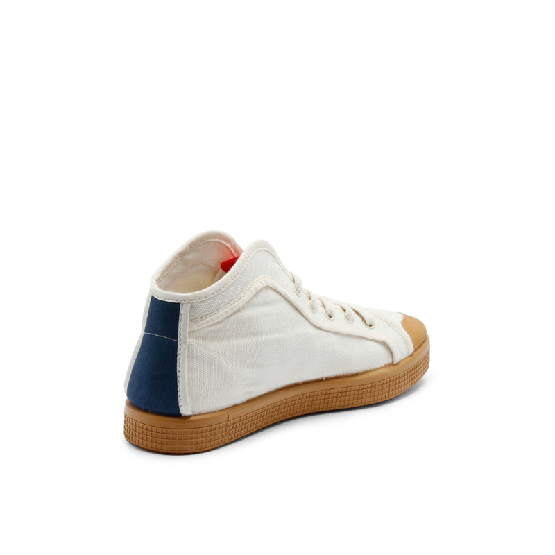 TAYLOR ORGANIC SNEAKER OFFWHITE NAVY