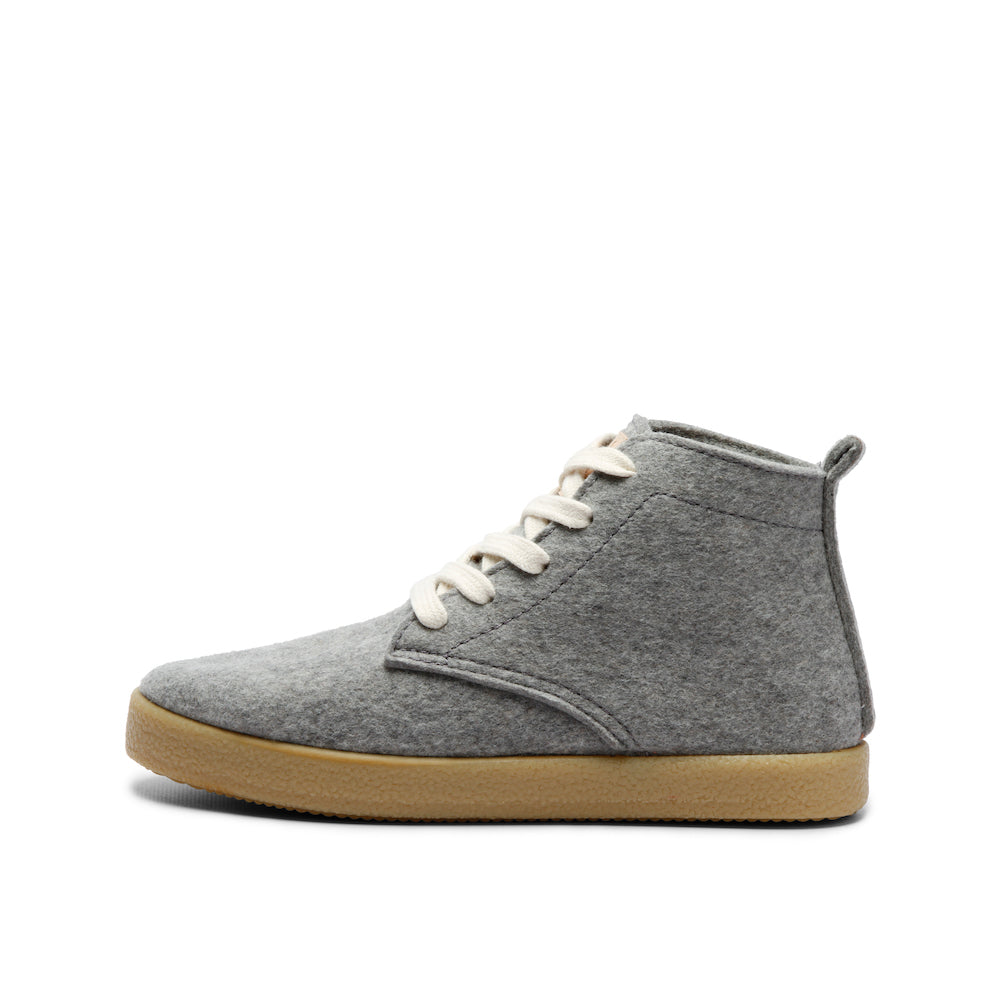 ADAM WOOL LACE BOOTIE GREY – Grand Step Shoes