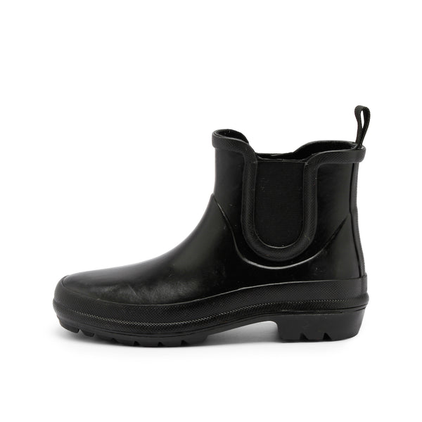 VICKIE BLACK RUBBER BOOT