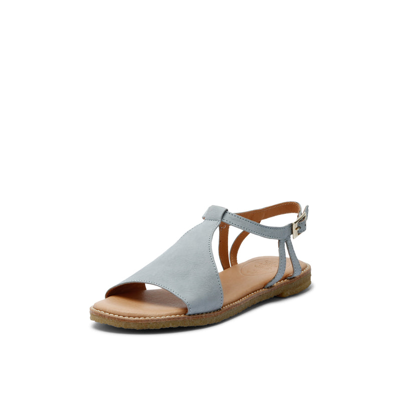 ELDORA LEATHER SANDAL LT BLUE