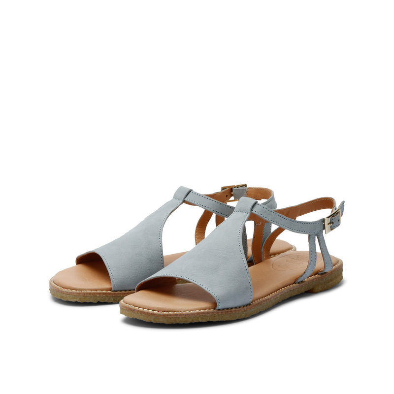 ELDORA LEATHER SANDAL LT BLUE