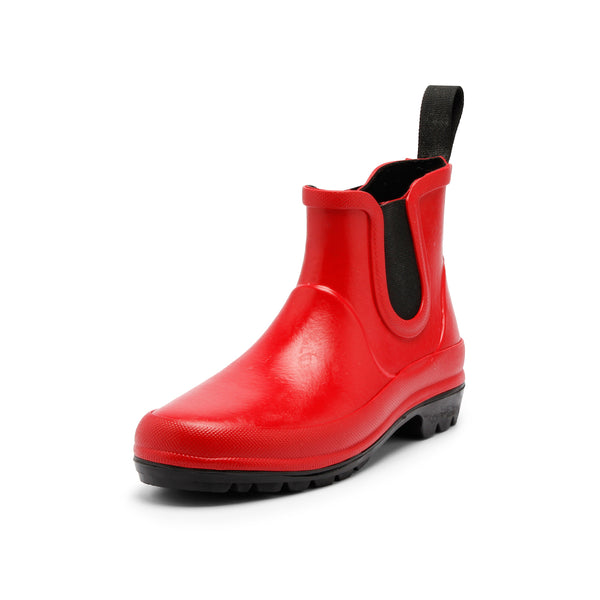 VICKIE RED RUBBER BOOT
